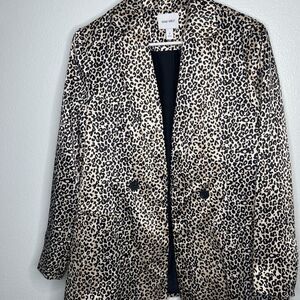 Ninewest Cheetah Suit Jacket